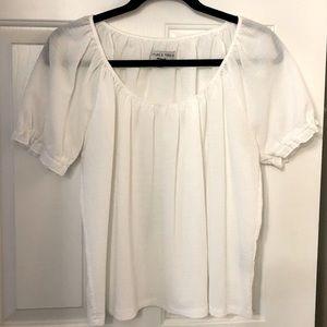 Madewell Peasant Blouse Size M
